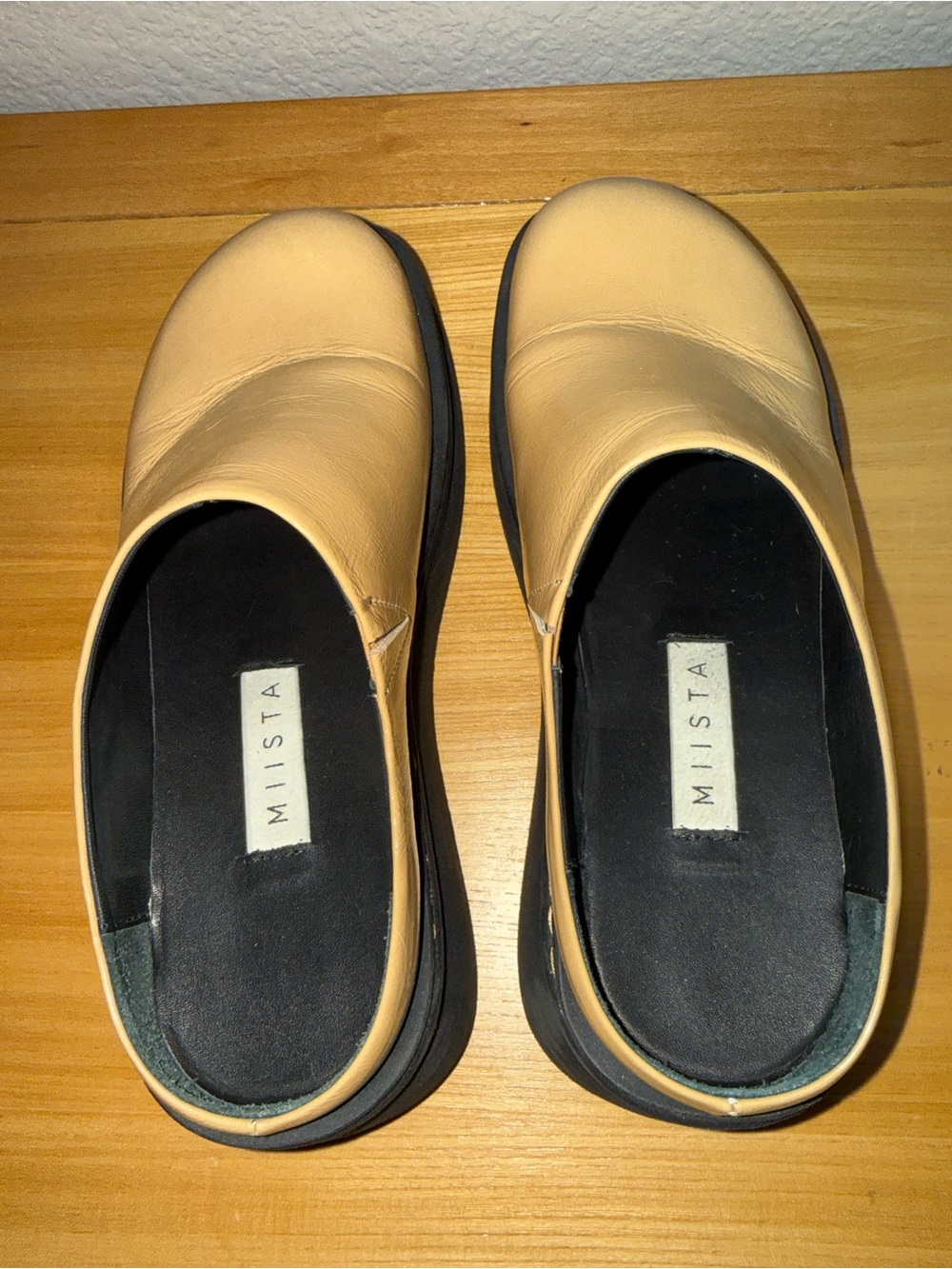 Miista Kristi Mules - Toffee Crinkle Leather SZ38 EU - Picture 4 of 10